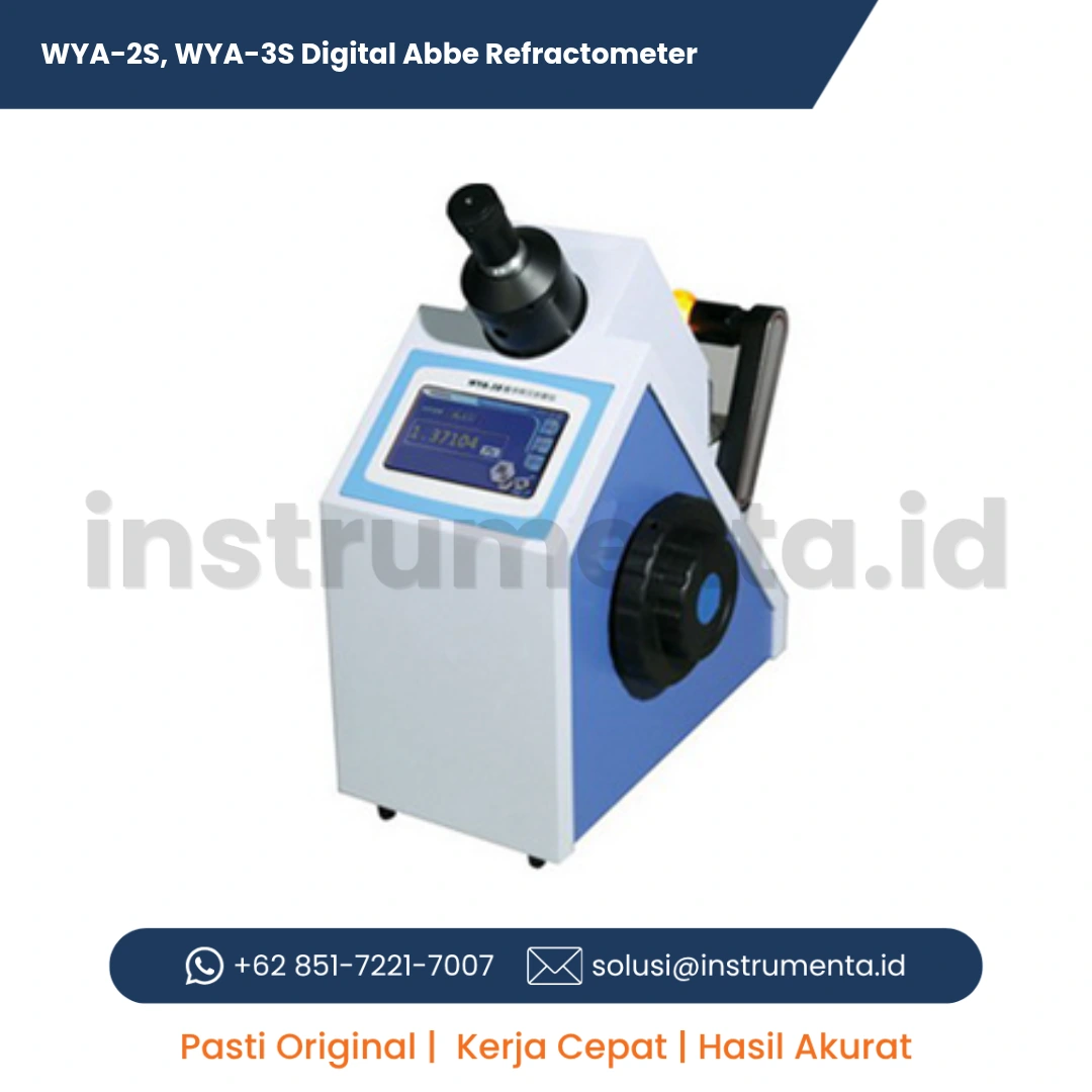 Jual AMTAST WYA-2S WYA-3S Digital Abbe Refractometer Alat Ukur Indeks Bias Larutan Lab